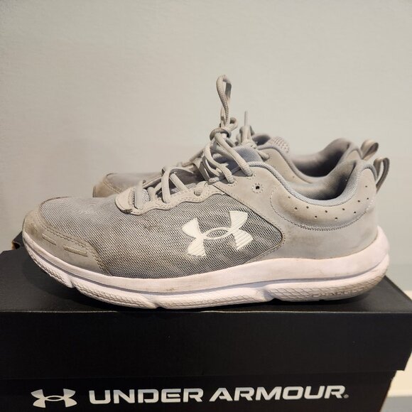 Men's UA Charged Assert 10 Running Shoes, EVA Sock Liner Size 12 4E gray - Picture 5 of 6